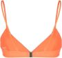 Sporty & Rich Bikinitop met logoprint Oranje - Thumbnail 2