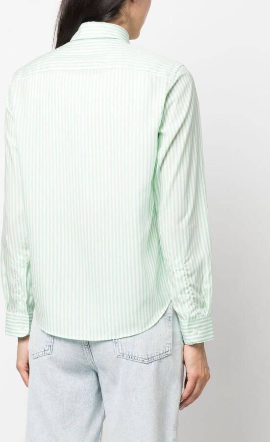 Sporty & Rich Blouse met geborduurd logo Groen