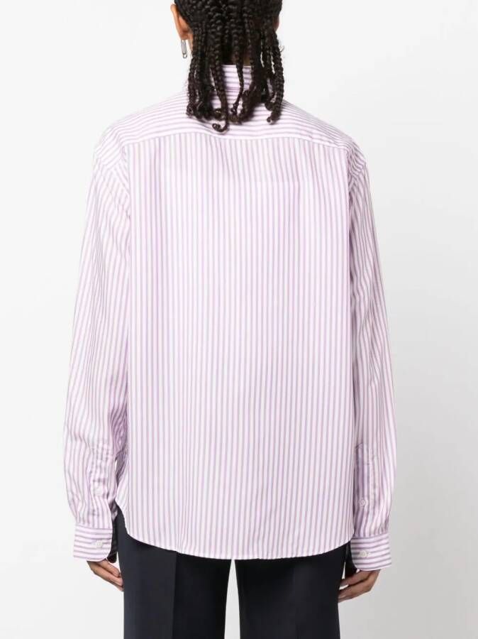 Sporty & Rich Blouse met geborduurd logo Paars