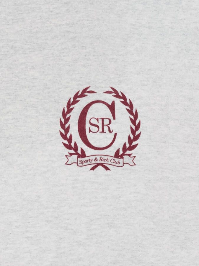 Sporty & Rich Trainingsbroek met logoprint Grijs