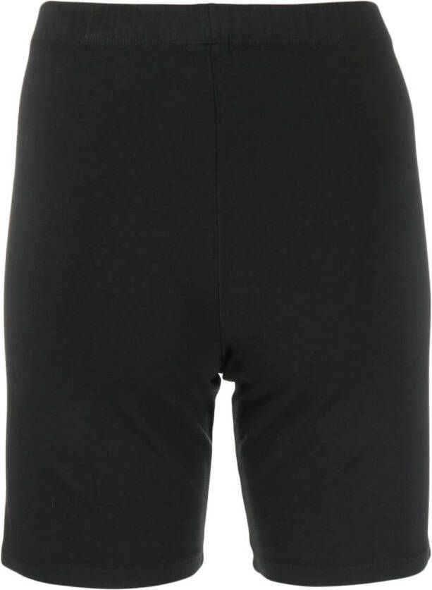 Sporty & Rich Katoenen bikershorts Zwart