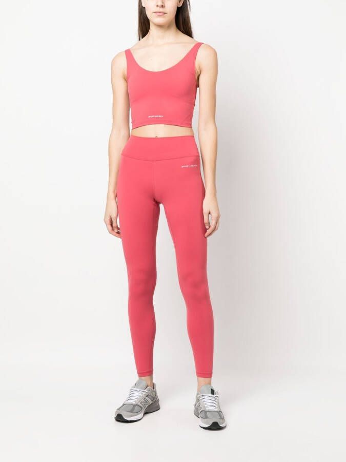 Sporty & Rich Cropped legging Rood