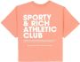 Sporty & Rich Cropped T-shirt Roze - Thumbnail 2