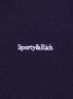 Sporty & Rich Hoodie met geborduurd logo Blauw - Thumbnail 3