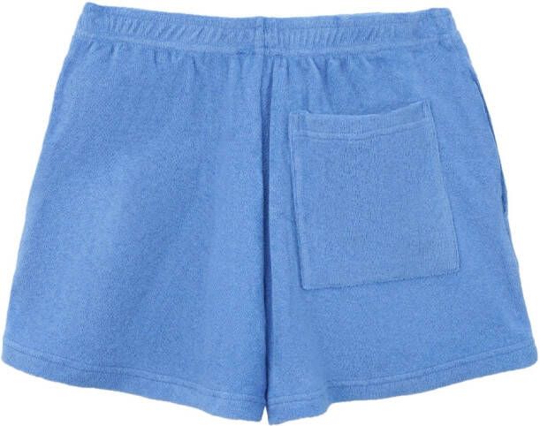 Sporty & Rich Shorts met geborduurd logo Blauw