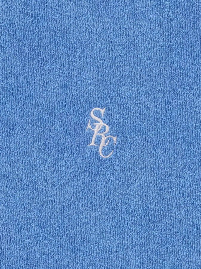 Sporty & Rich Shorts met geborduurd logo Blauw