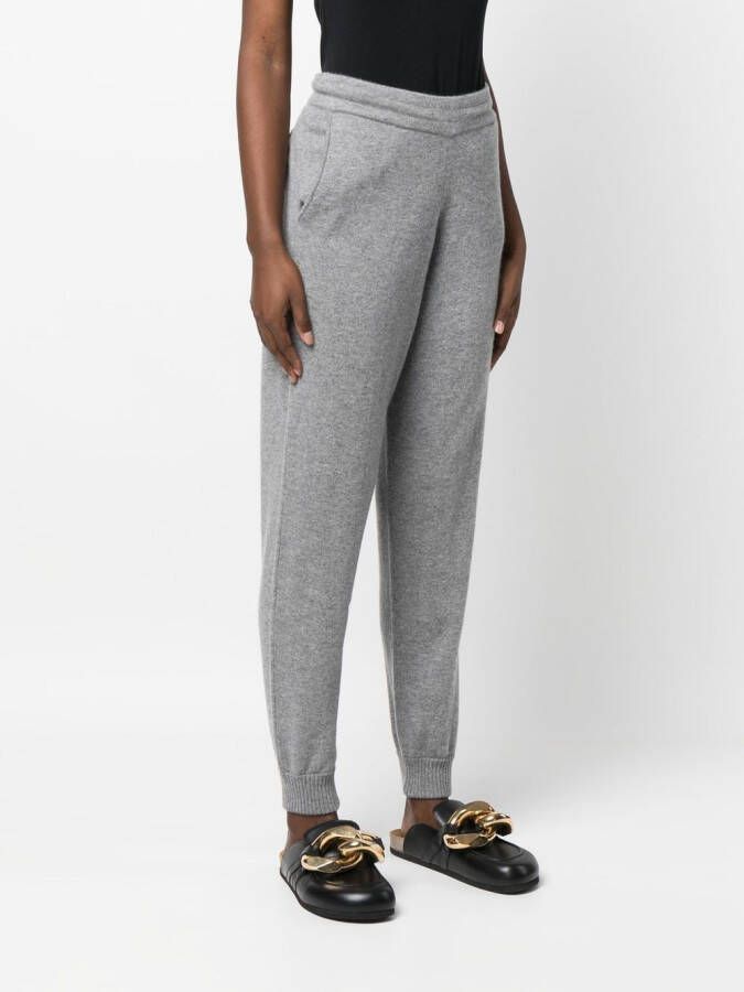 Sporty & Rich Trainingsbroek met geborduurd logo Grijs