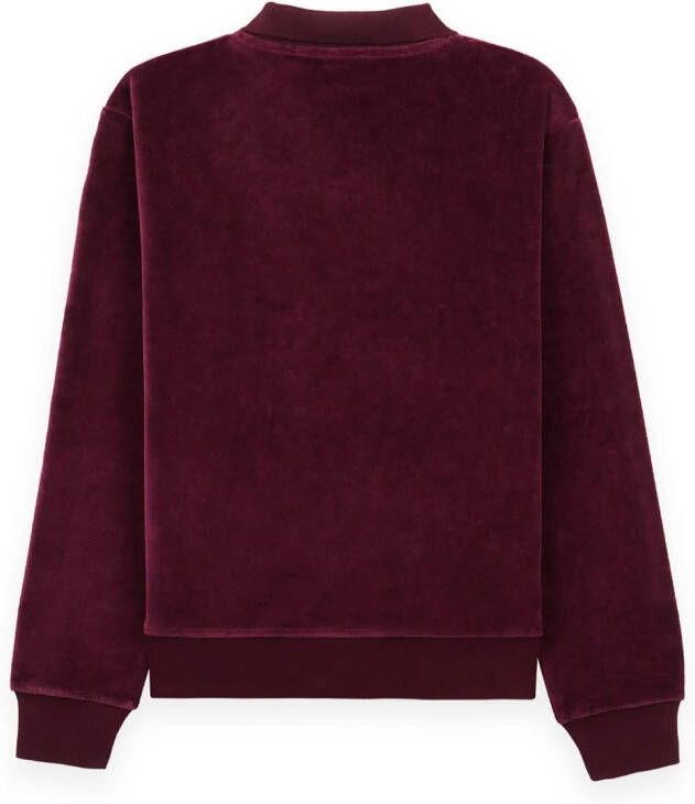 Sporty & Rich Polotop met geborduurd logo Rood