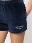 Sporty & Rich Fluwelen shorts Blauw - Thumbnail 5