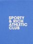 Sporty & Rich Katoenen T-shirt Blauw - Thumbnail 3