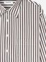 Sporty & Rich Gestreept shirt Bruin - Thumbnail 2