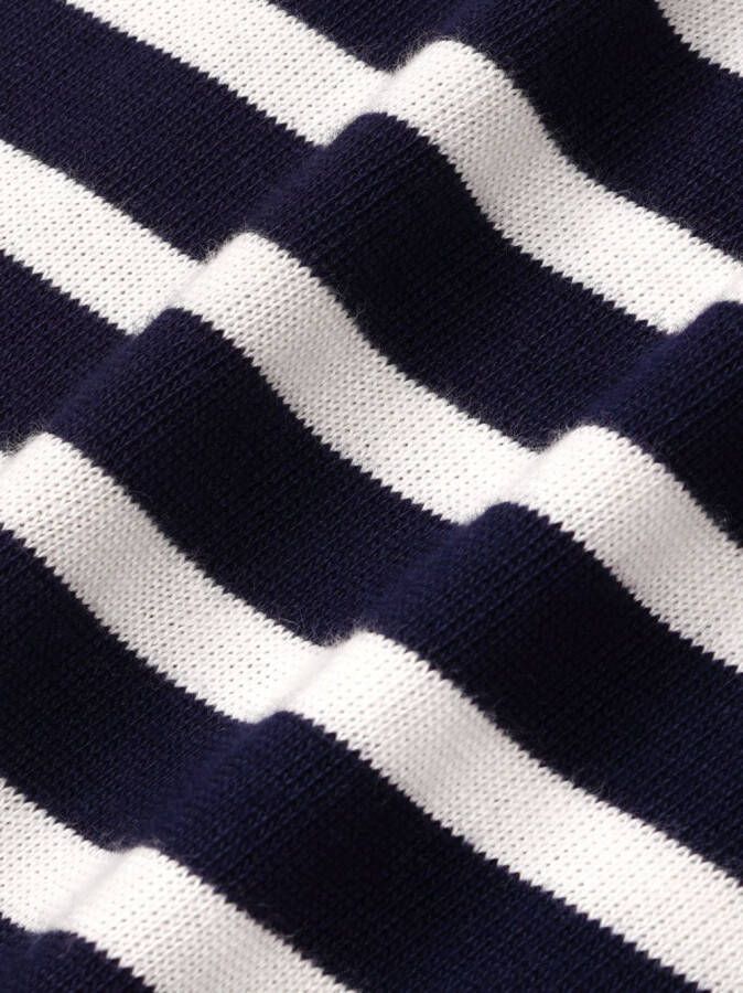 Sporty & Rich Gestreept T-shirt Blauw
