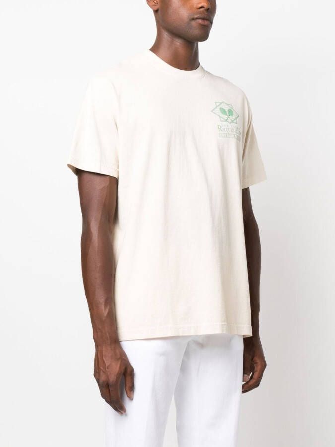 Sporty & Rich T-shirt met print Beige