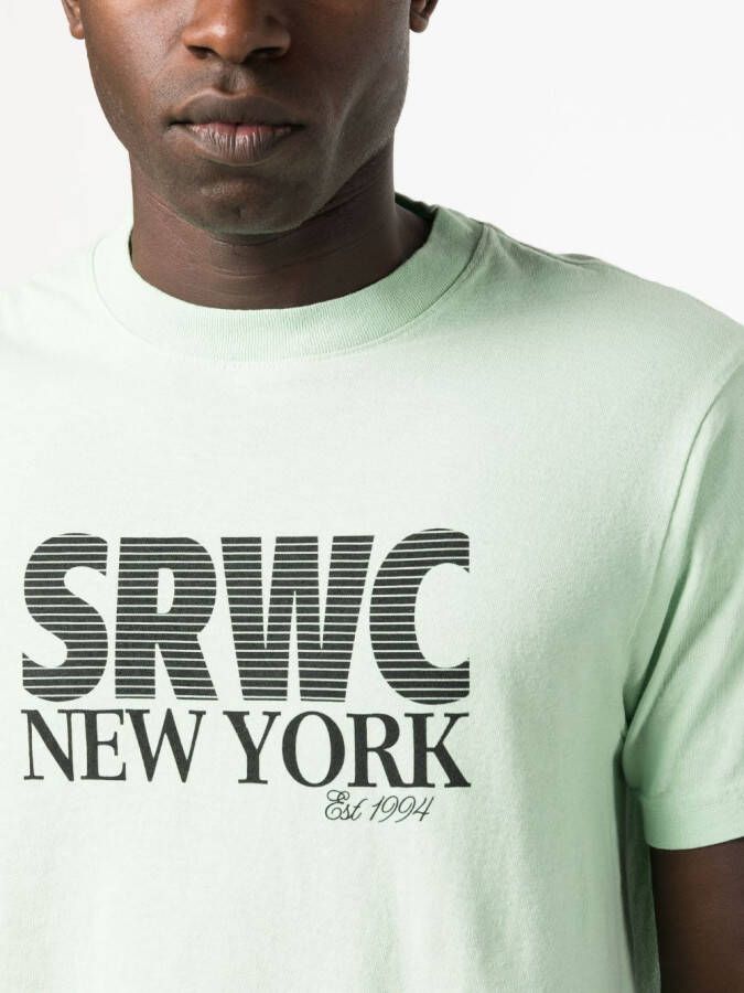 Sporty & Rich T-shirt met print Groen