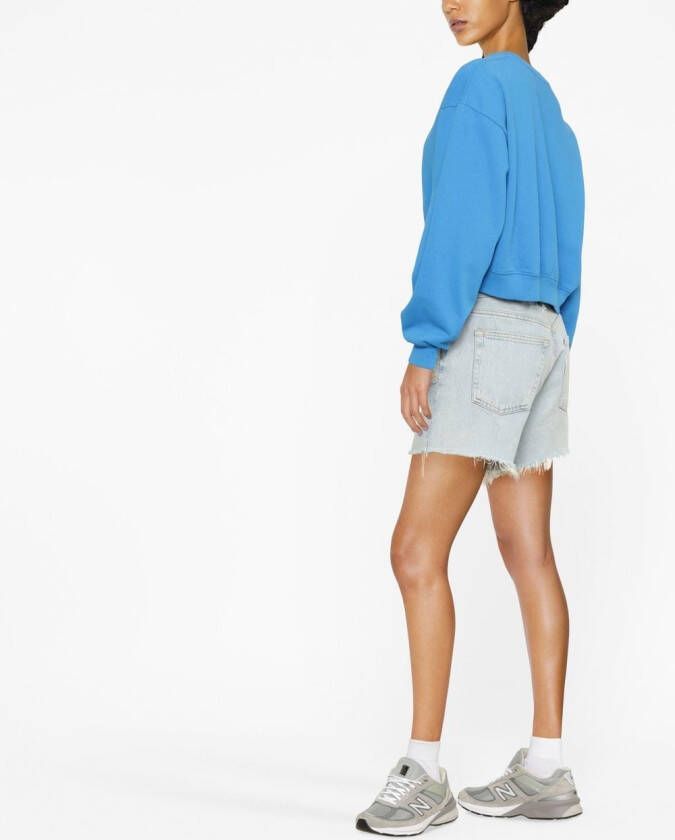 Sporty & Rich Sweater met print Blauw