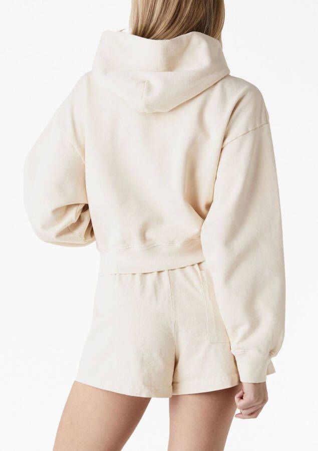 Sporty & Rich Hoodie met logoprint Beige