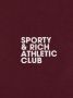 Sporty & Rich Hoodie met tekst Rood - Thumbnail 3