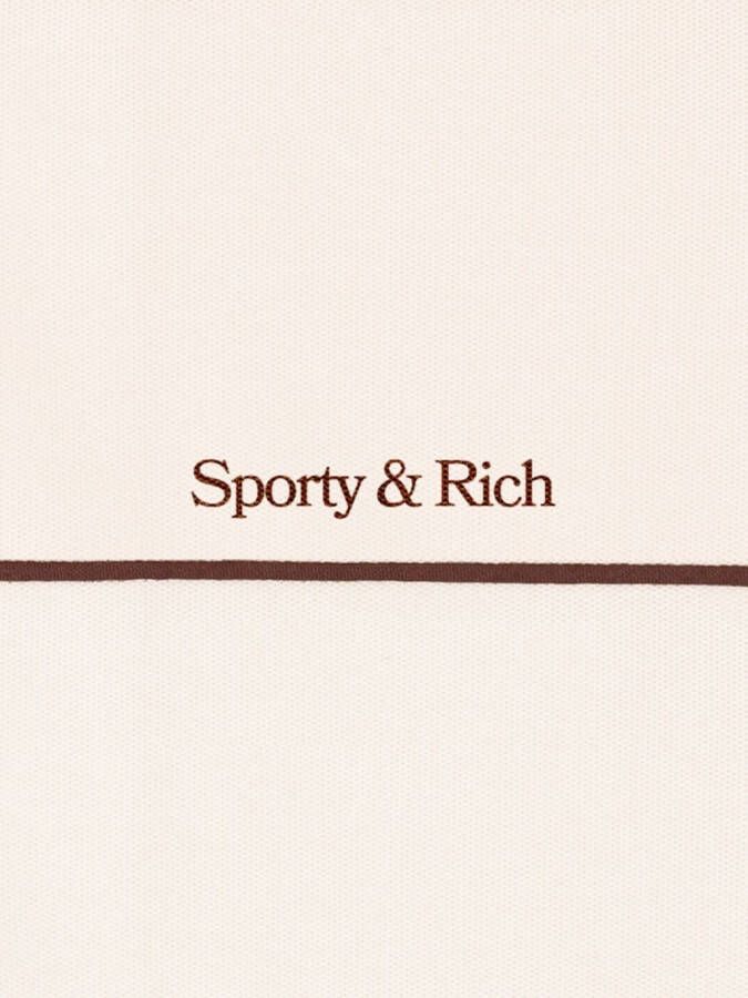 Sporty & Rich Jack met logoprint Beige