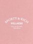 Sporty & Rich Katoenen hoodie Roze - Thumbnail 3