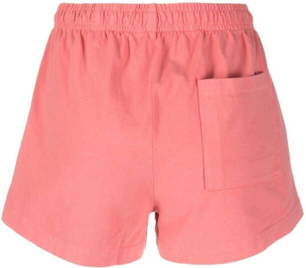Sporty & Rich Katoenen shorts Roze