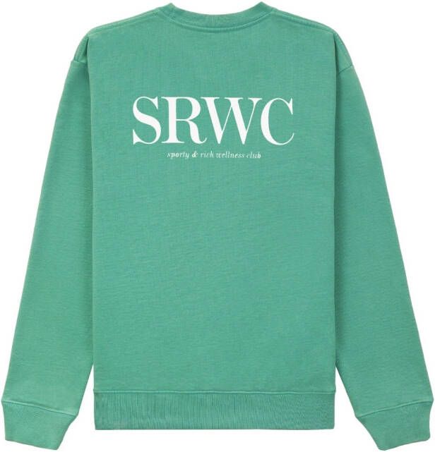 Sporty & Rich Katoenen sweater Groen