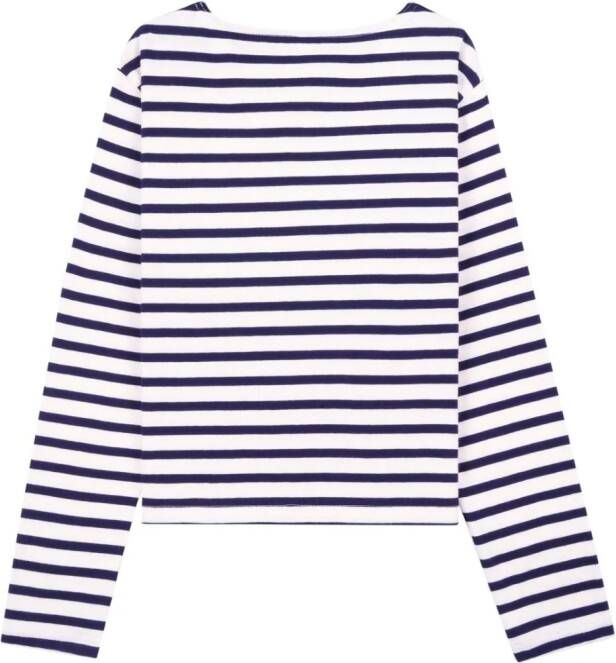 Sporty & Rich Katoenen T-shirt Blauw