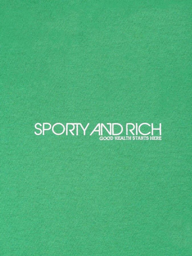 Sporty & Rich Kelly trui met logoprint Groen