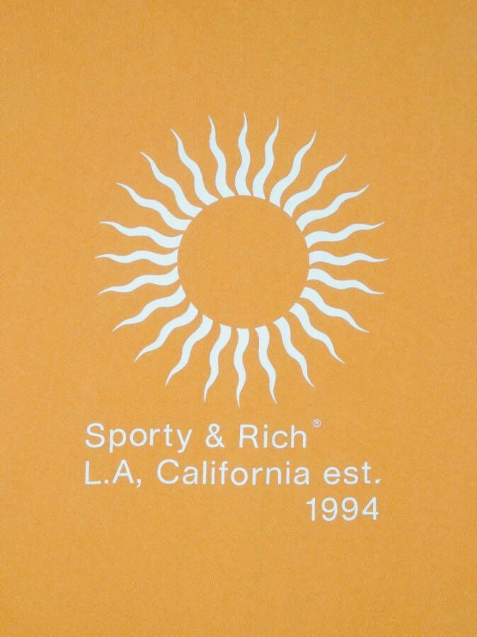 Sporty & Rich Sweater met logo Oranje