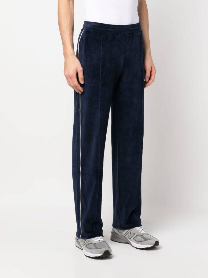 Sporty & Rich Trainingsbroek met geborduurd logo Blauw