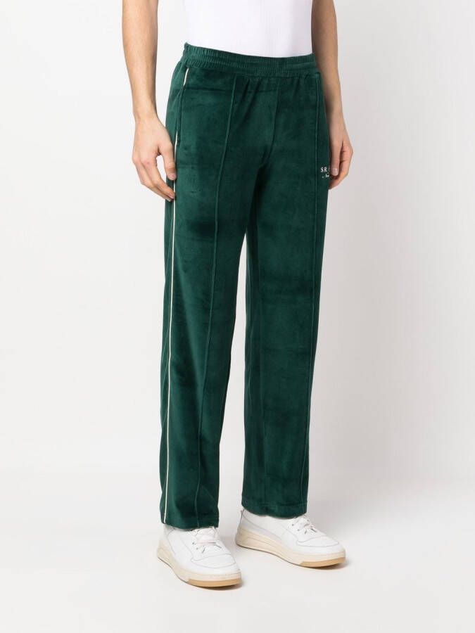 Sporty & Rich Trainingsbroek met geborduurd logo Groen