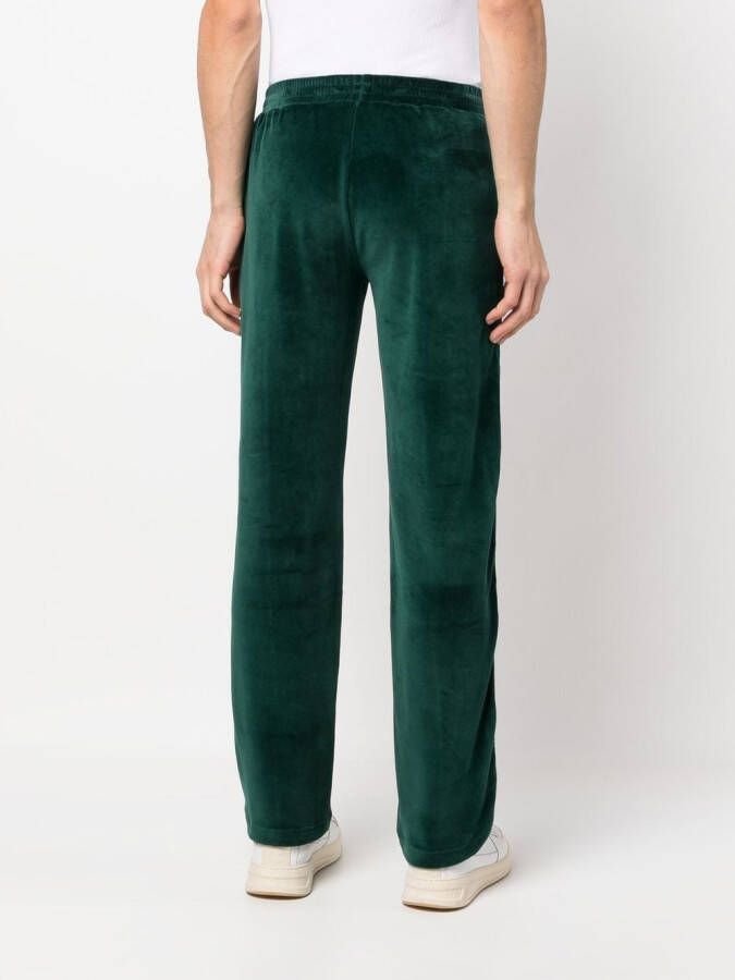 Sporty & Rich Trainingsbroek met geborduurd logo Groen