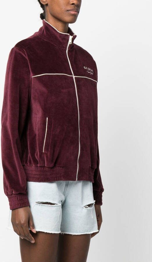 Sporty & Rich Jack met geborduurd logo Rood