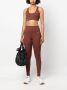 Sporty & Rich Legging met logopatch Bruin - Thumbnail 2