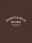 Sporty & Rich Shorts met logoprint CHOCOLATE - Thumbnail 3