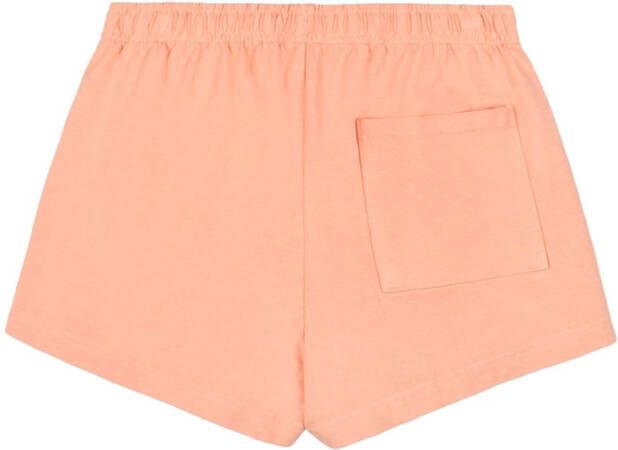 Sporty & Rich Shorts met logoprint Oranje