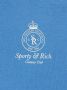 Sporty & Rich Sweater met logoprint Blauw - Thumbnail 3