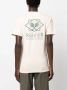 Sporty & Rich T-shirt met logoprint Beige - Thumbnail 4