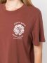 Sporty & Rich T-shirt met logoprint Bruin - Thumbnail 5