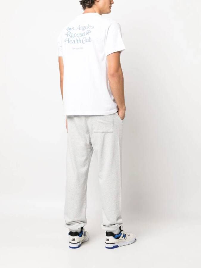 Sporty & Rich T-shirt met logoprint Wit