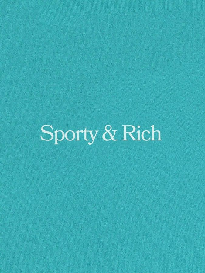 Sporty & Rich Rok met logoprint Blauw