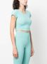 Sporty & Rich Top met logoprint Blauw - Thumbnail 3