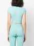 Sporty & Rich Top met logoprint Blauw - Thumbnail 4
