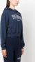 Sporty & Rich Cropped hoodie Blauw - Thumbnail 3