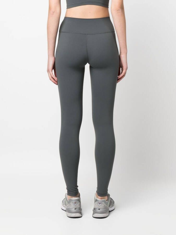 Sporty & Rich Legging met logoprint Grijs