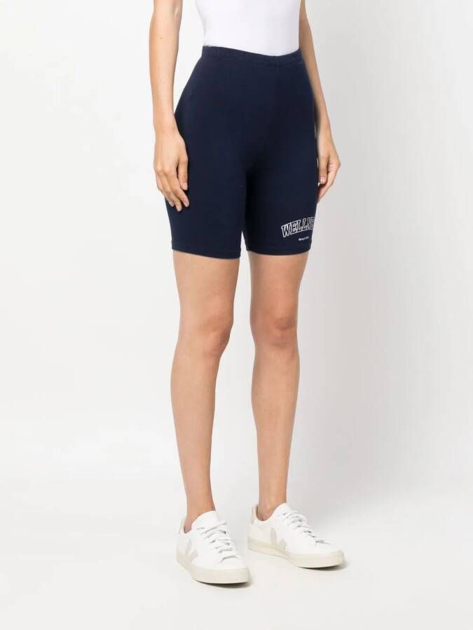 Sporty & Rich High waist shorts Blauw