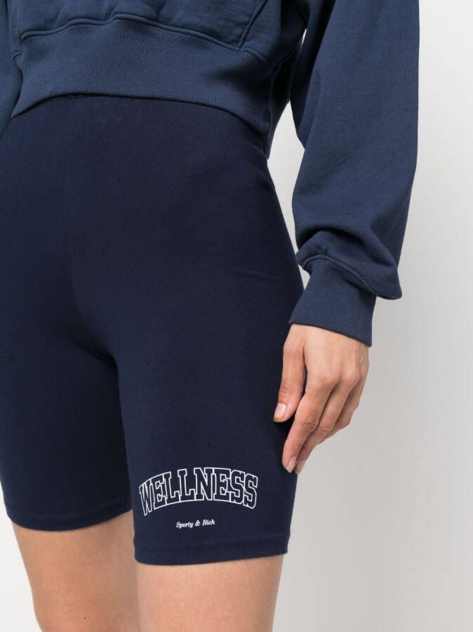 Sporty & Rich High waist shorts Blauw