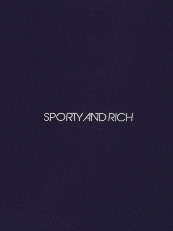 Sporty & Rich Sport-bh met logoprint Blauw
