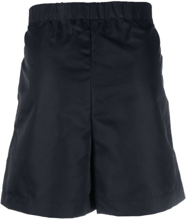 Sporty & Rich Zwembroek met logoprint Blauw
