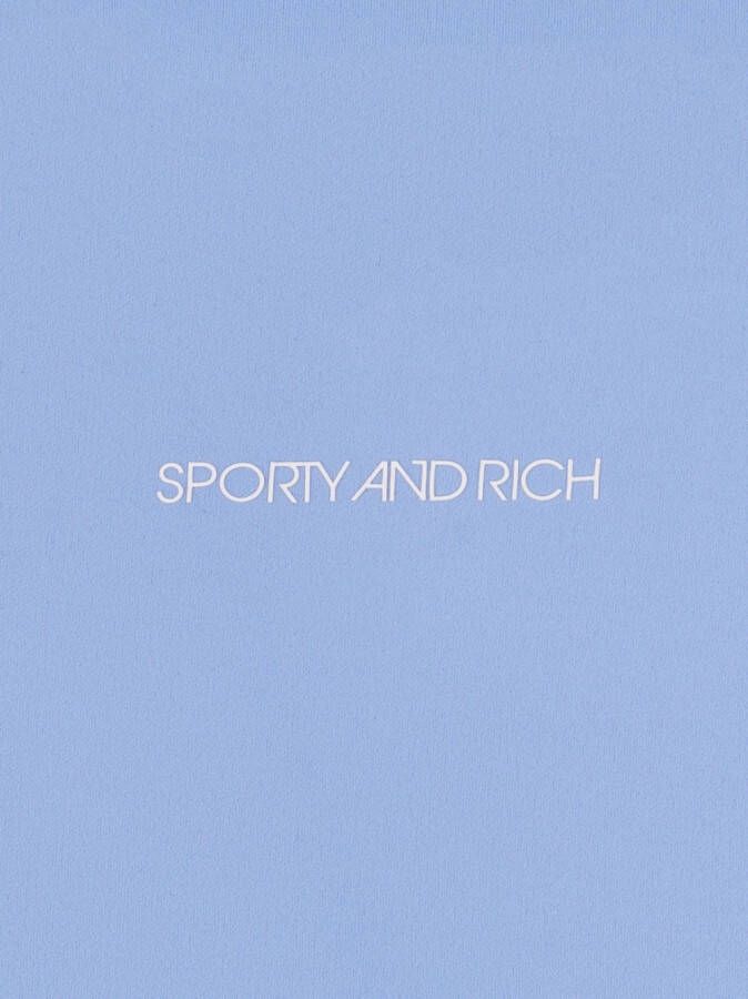 Sporty & Rich Jack met logopatch Blauw