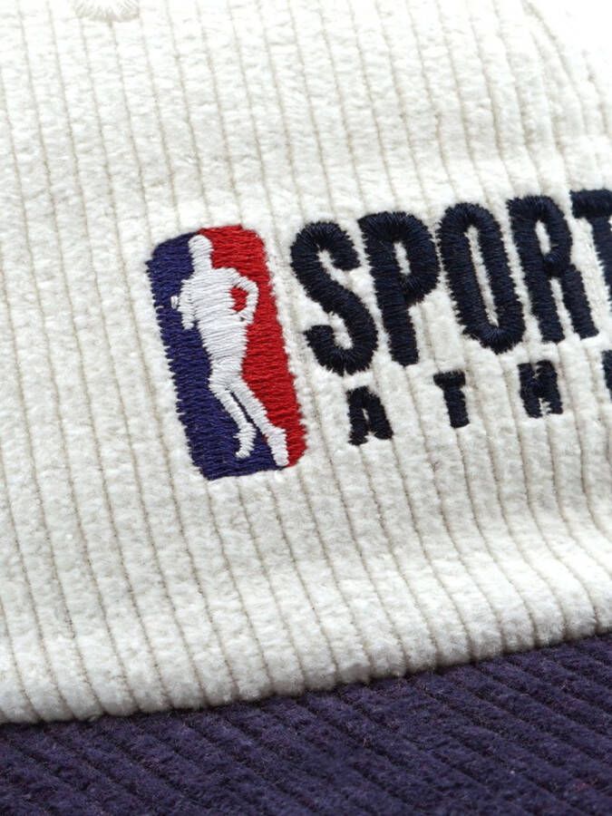 Sporty & Rich Muts met geborduurd logo Wit